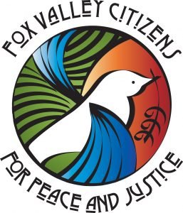 logo for Fox Valley Citizens for Peace & Justice-Sally's daughter's