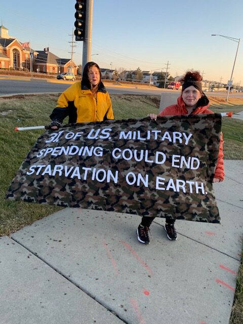 Dec 21st, 2019 anti-war demo, photo 1